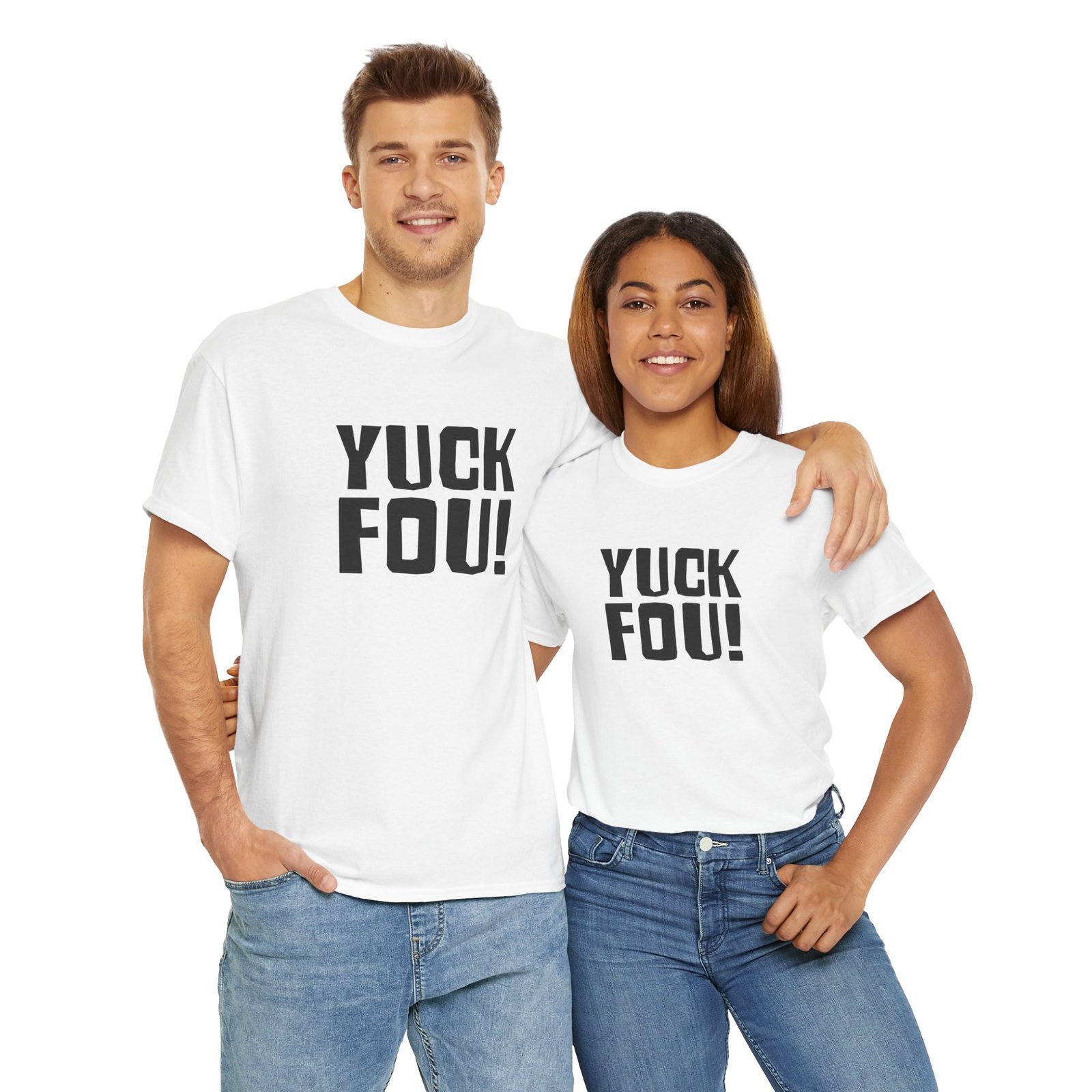 Funny Yuck Fou Unisex Heavy Cotton Tee - Perfect for Casual Wear or Gift - Image 5
